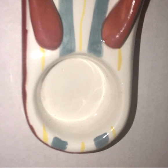 New Two Porcelain Candle Holders Flip Flop Shape Nantucket Home - Picture 11 of 12